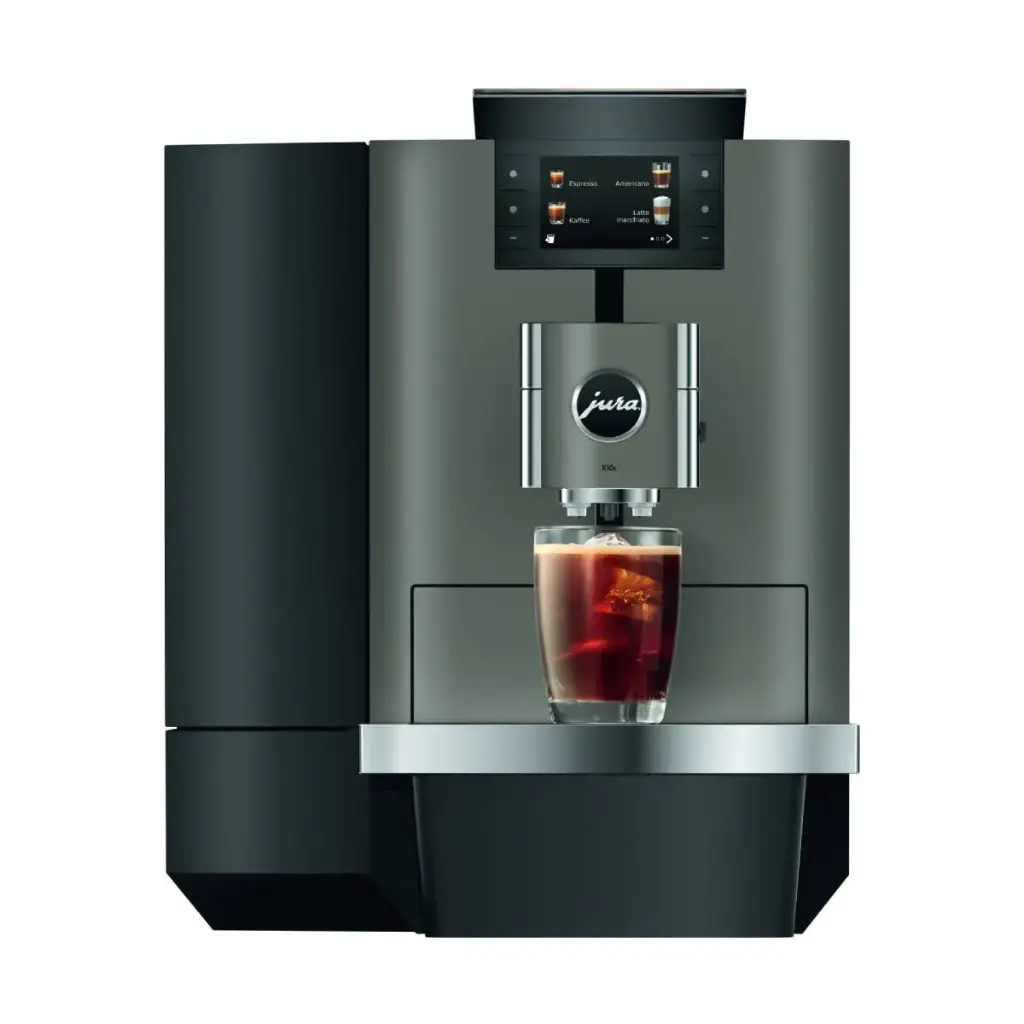 JURA X10c mit Festwasseranschluss Dark Inox