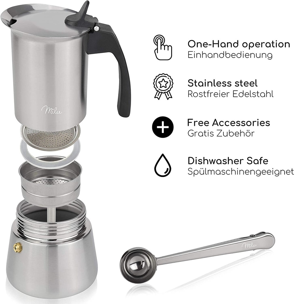 Milu Espressokocher 6 Tassen