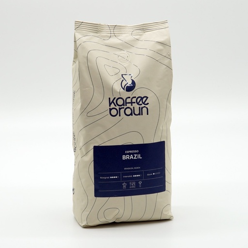 Kaffee Braun Brazil 1000g Bohnen