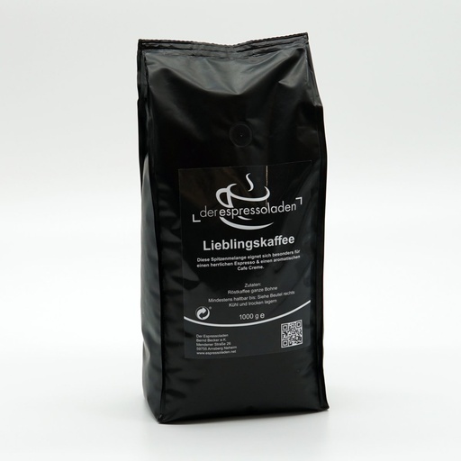 [EIG0005] Lieblingskaffee 1000g Bohnen